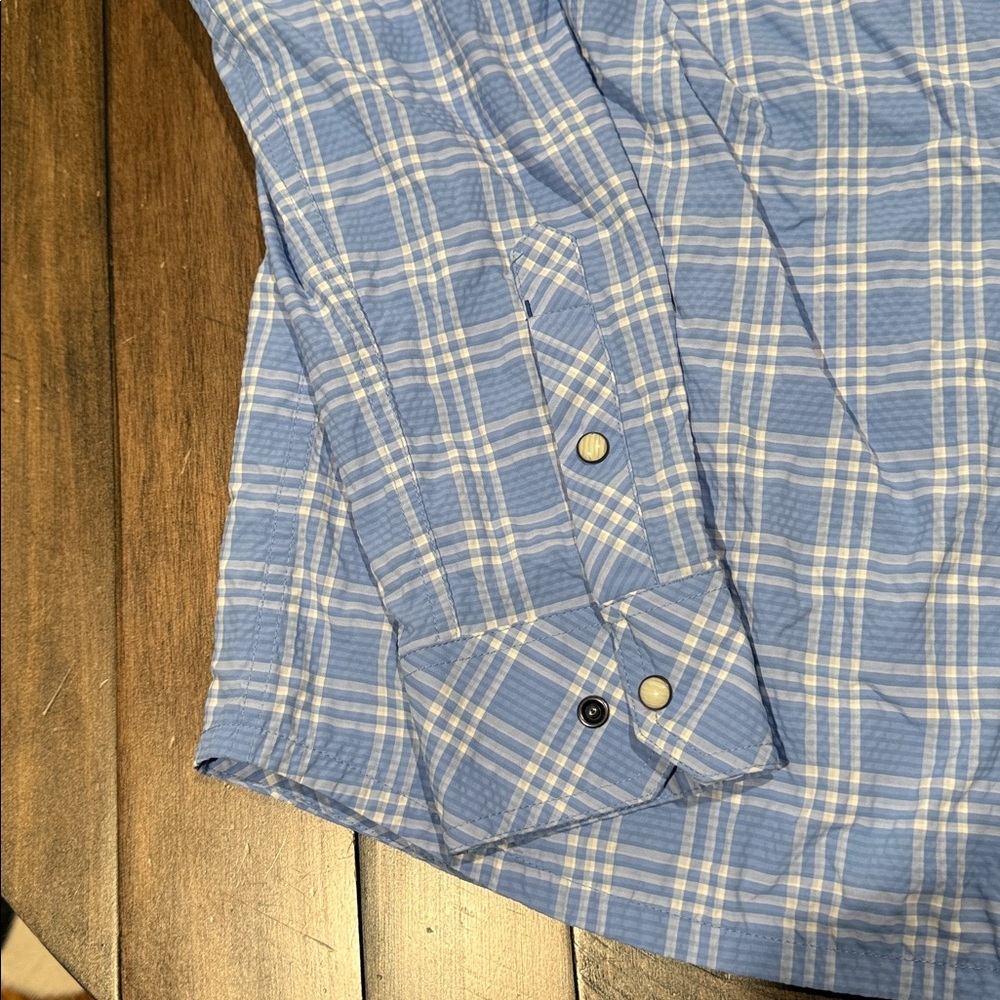 ⛰️ Stio Snap Front Shirt | Men’s Medium | Snap Closure • Mountain-Ready Style - Picture 5 of 6